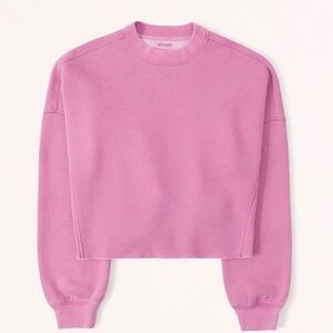Pink cropped sweater